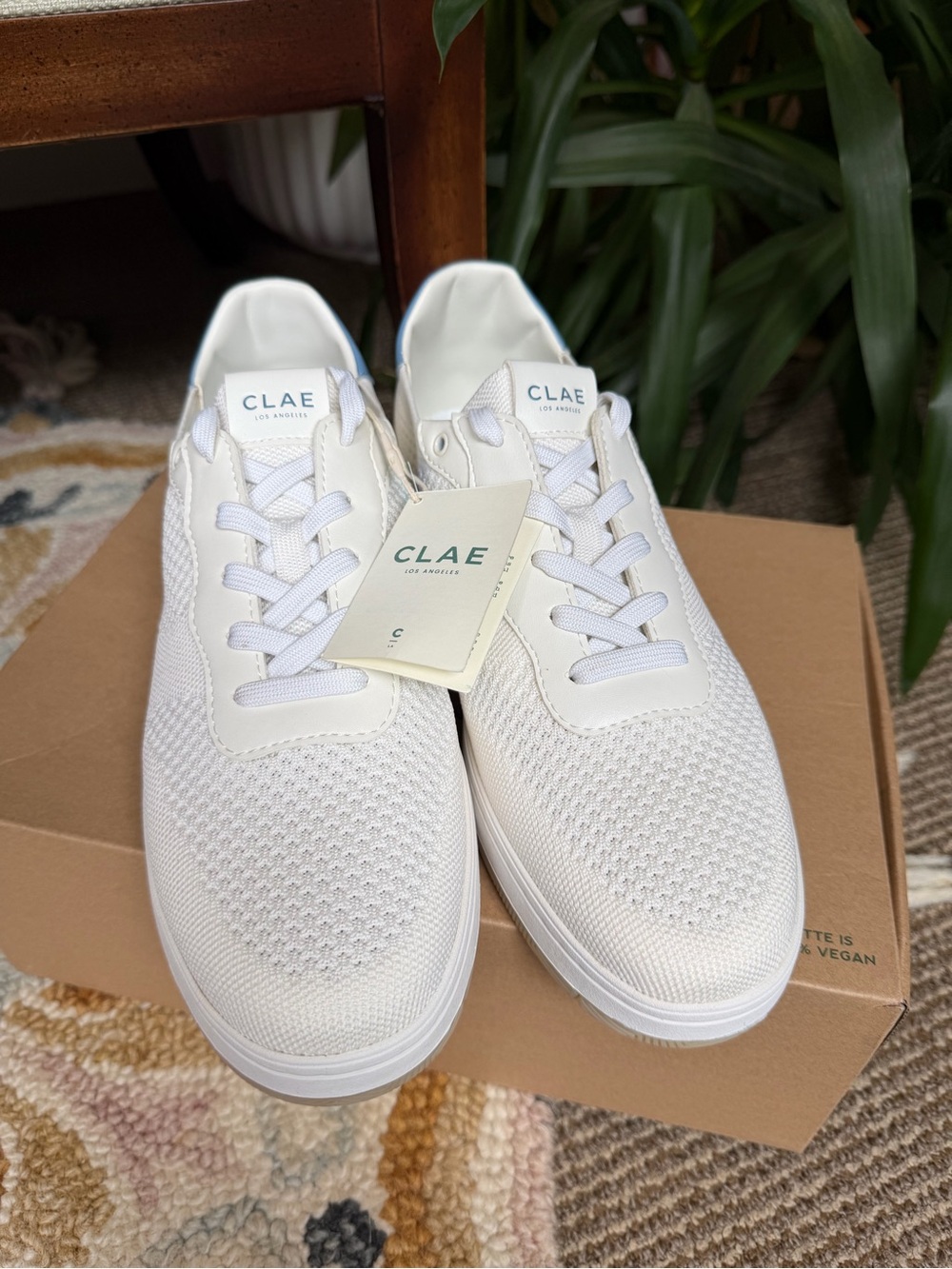 Clae Men’s Malone Knit Lace-Up Sneakers